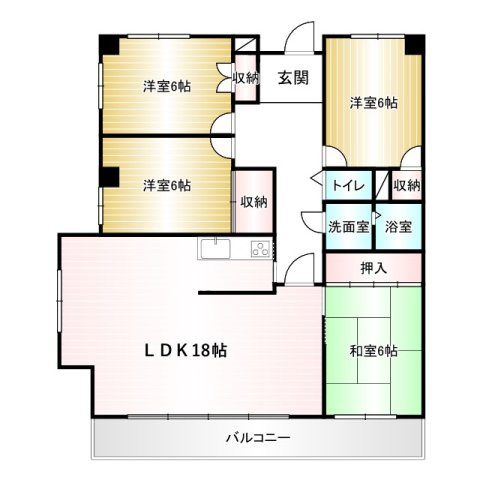 サンシャイン近藤の間取り
