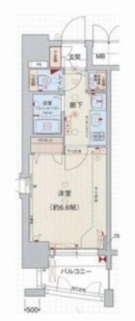 プレサンス大須観音駅前サクシードの間取り