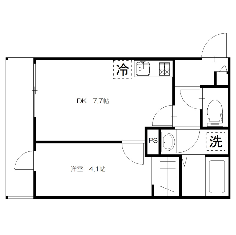 STONE RIVER 堀崎町の間取り