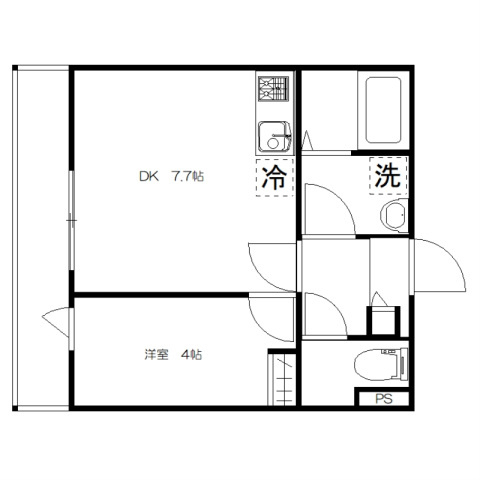 STONE RIVER 堀崎町の間取り