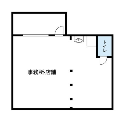 福町２丁目店舗事務所の間取り