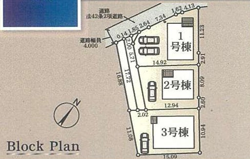Cradle Garden高崎市新町第12　新築住宅 1号棟の区画図