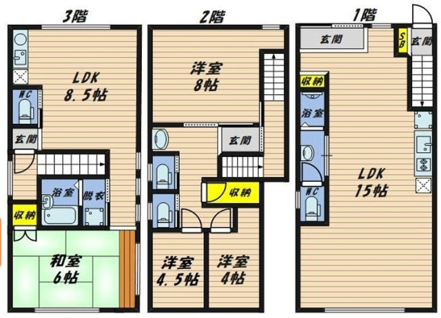 Ｍ＇ｓ　Ｈｏｕｓｅ　Ｎｏｄａの間取り