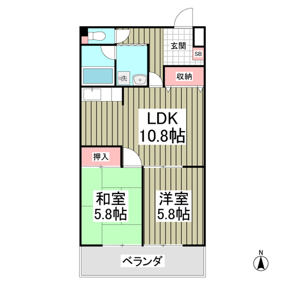 【間取り】 | メゾン・ド・ソフィア高野台