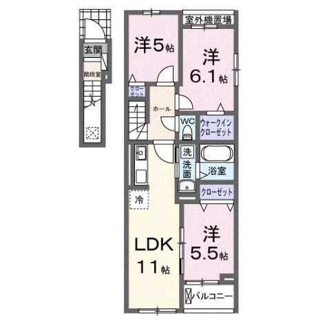 【間取り】 | フランシーズコート行田