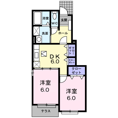 【間取り】 | フローラーリアⅡ