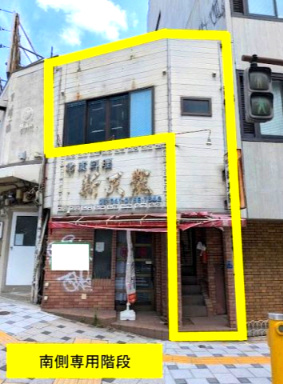 北浜東店舗の外観