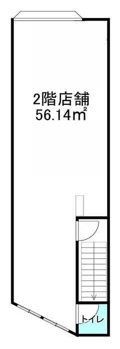 北浜東店舗の間取り