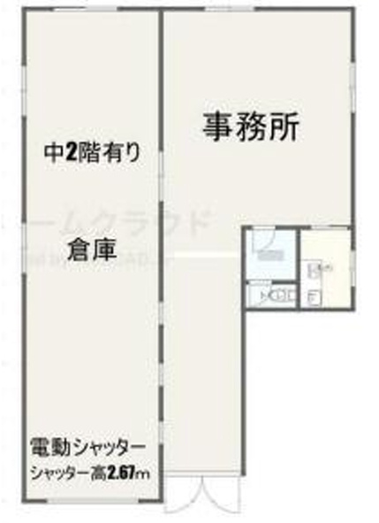 中野２丁目倉庫事務所の間取り