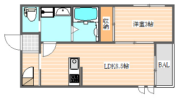 ZEH 箱崎 LASPACIO2の間取り