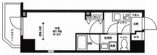 プライムアーバン白山の間取り