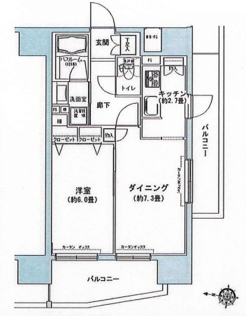 パークキューブ板橋本町の間取り