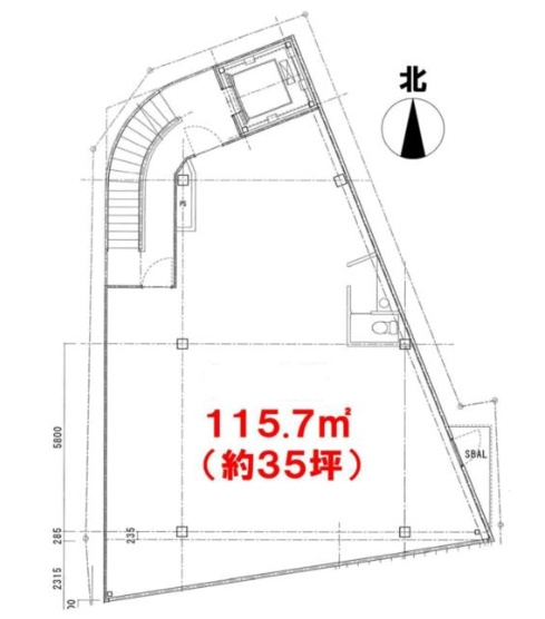 ＡＳＴ５ビルの間取り