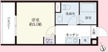 チェルシークロイスターズの間取り