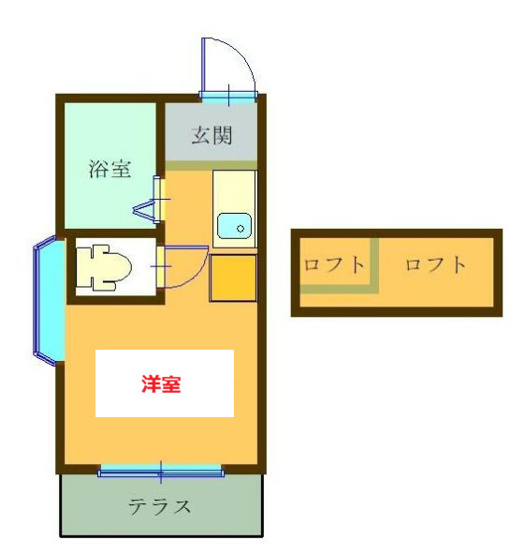【間取り】 | ダイアパレス101 | お部屋の間取りです。