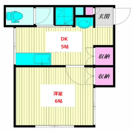 【間取り】 | シャロングレイス雑色 | お部屋の間取りです。