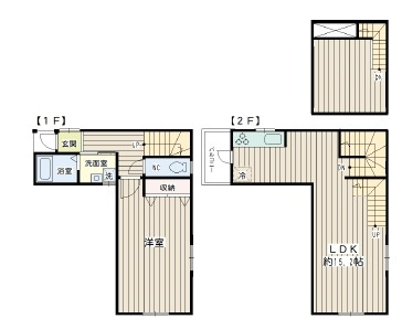西品川３丁目戸建 の間取り|間取りです。