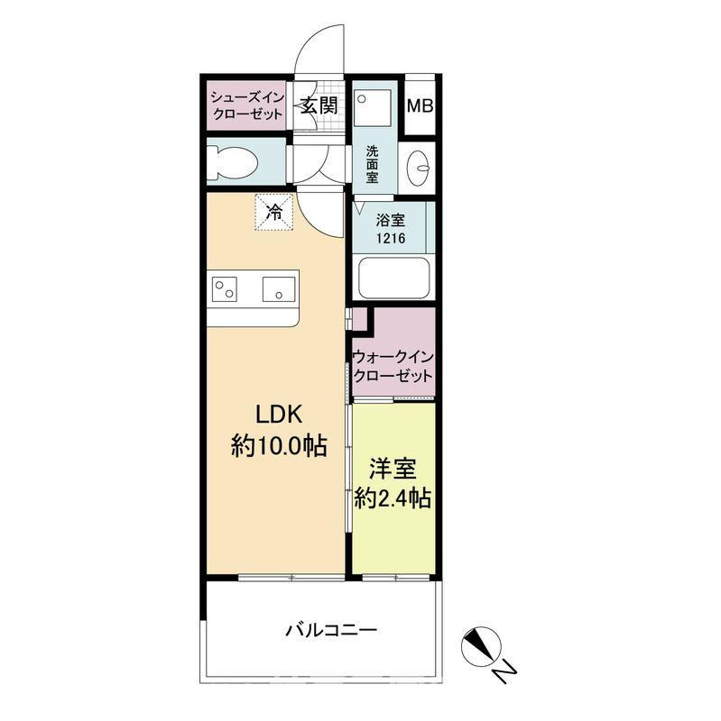 セレニテ西元町アリエの間取り