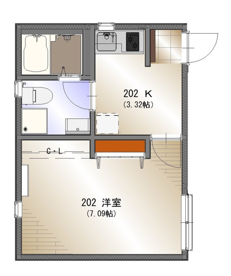 【間取り】 | ルプレ湘南台