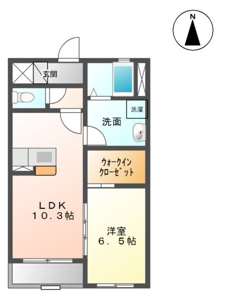 プラッツ・ユーⅢの間取り
