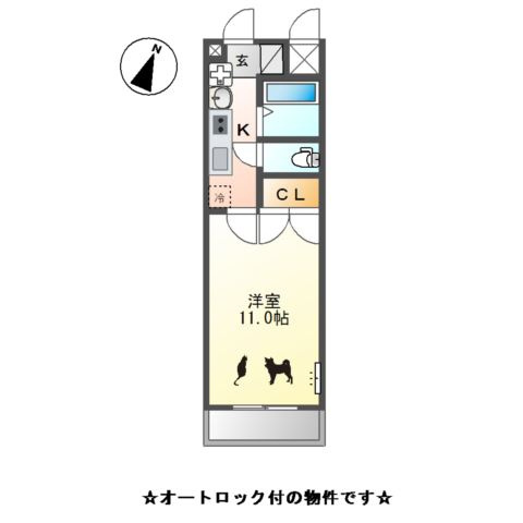 プレジデント・川中の間取り