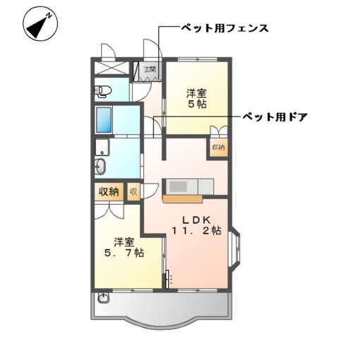 ファビュラスの間取り