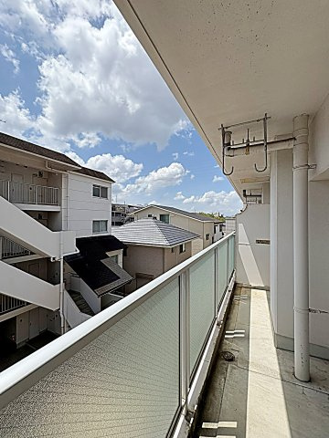 クレール延珠　北棟のバルコニー