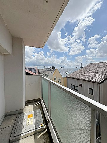 クレール延珠　北棟のバルコニー
