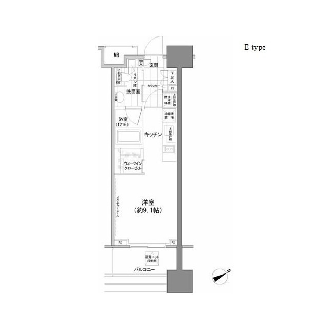 パークハビオ西新宿の間取り