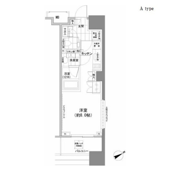 【間取り】 | パークハビオ西新宿