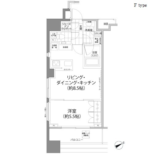 【間取り】 | パークハビオ西新宿