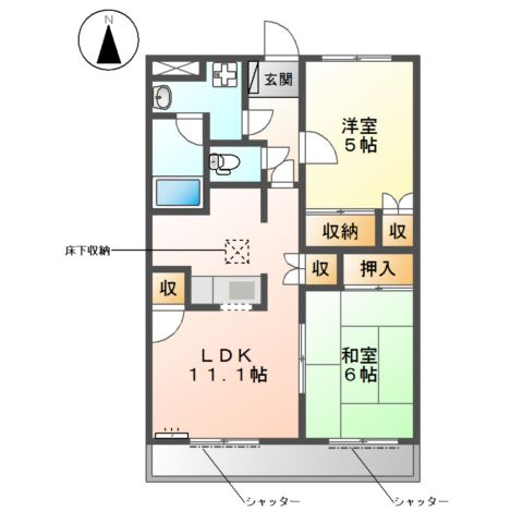 リヴィエールの間取り