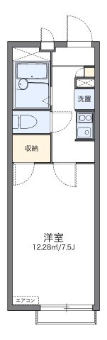 レオパレス都Ｂの間取り