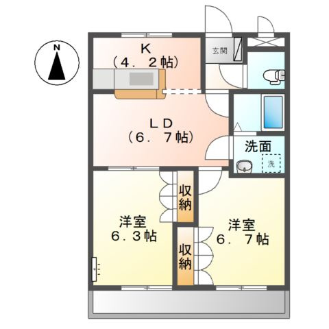 クールメゾン佐藤の間取り