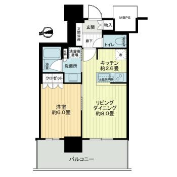ライオンズタワー柏の間取り
