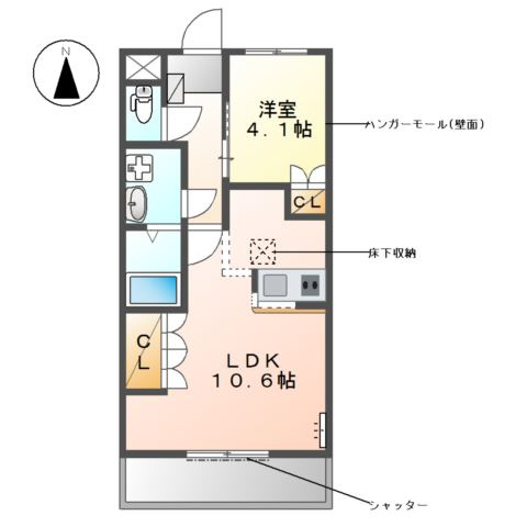 シャンドフルールの間取り