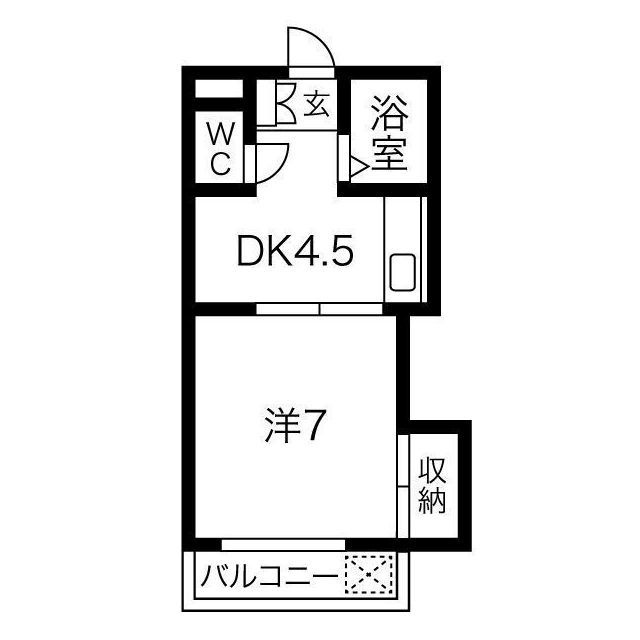第2メゾン北川の間取り