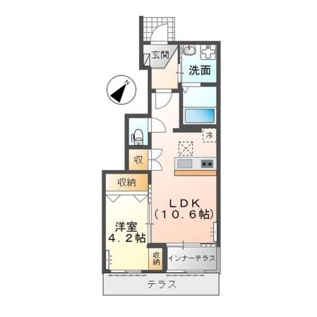 APGヴィラ徳倉Bの間取り