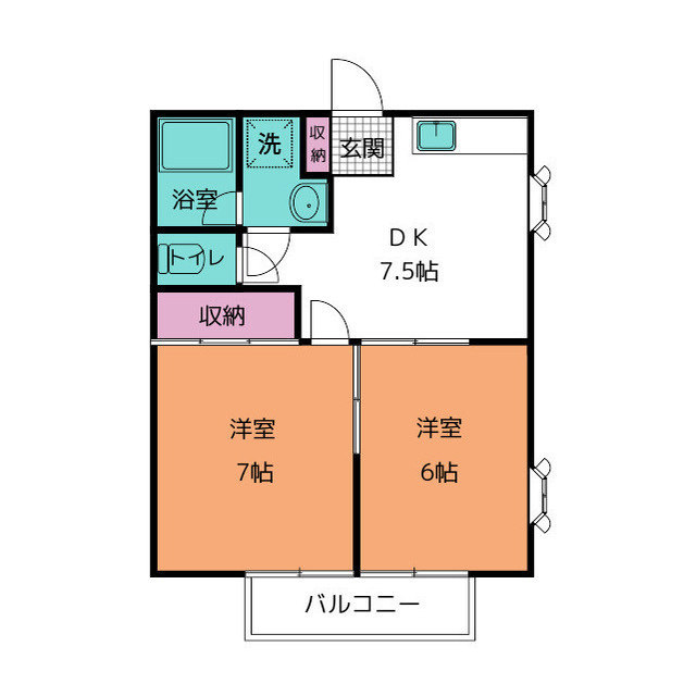 ラ・メゾンＫ’Ｓ　Ⅱの間取り