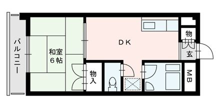 【間取り】 | エクセレント野間