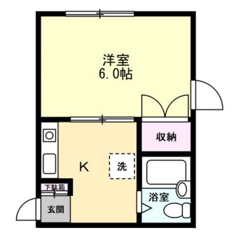 ライズ清水町の間取り