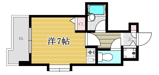 【間取り】 | ライオンズマンション六本松第3