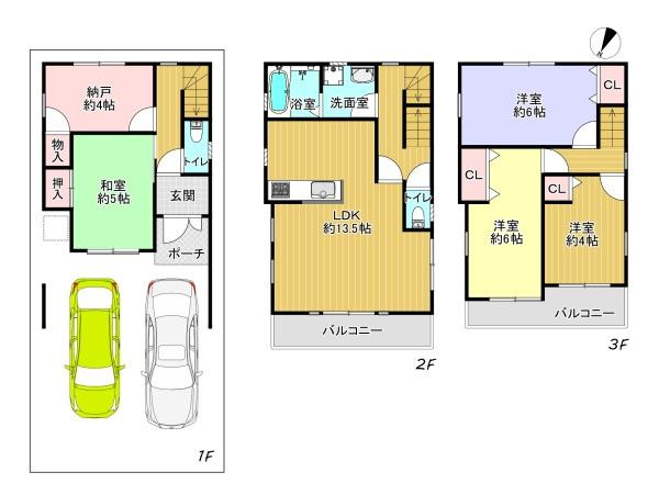 寝屋川市太間東町の中古一戸建の画像