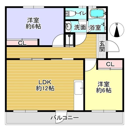 【間取り】 | 住宅都市整備公団山田池住宅　第6号棟