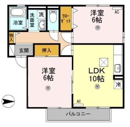 【間取り】 | エーデルハイム　Ｃ棟