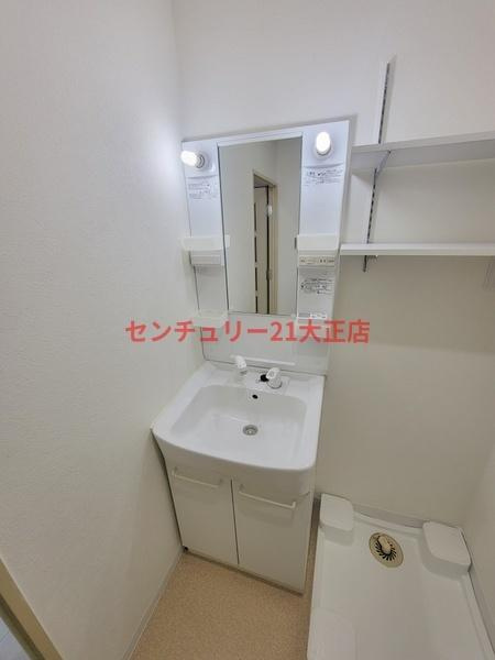 大正メゾンの洗面所|★独立洗面台完備★