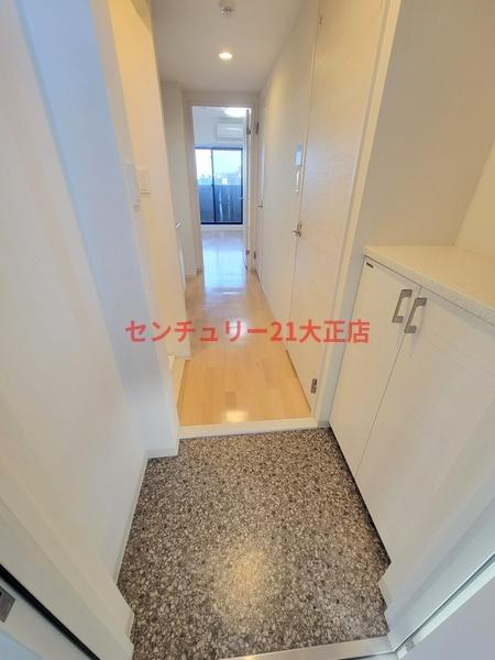 レオンヴァリエ大阪ベイシティの玄関