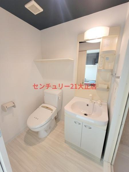 セレブコート弁天の洗面所