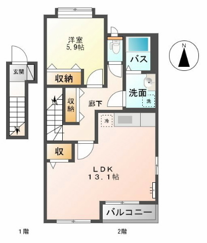 【間取り】 | アルヴィータ | 間取り