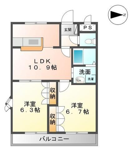 【間取り】 | メゾン　ドゥ　プロヴァンス